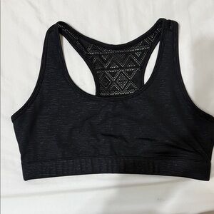 Zyia Women's Charcoal Black Bomber Sports Bra